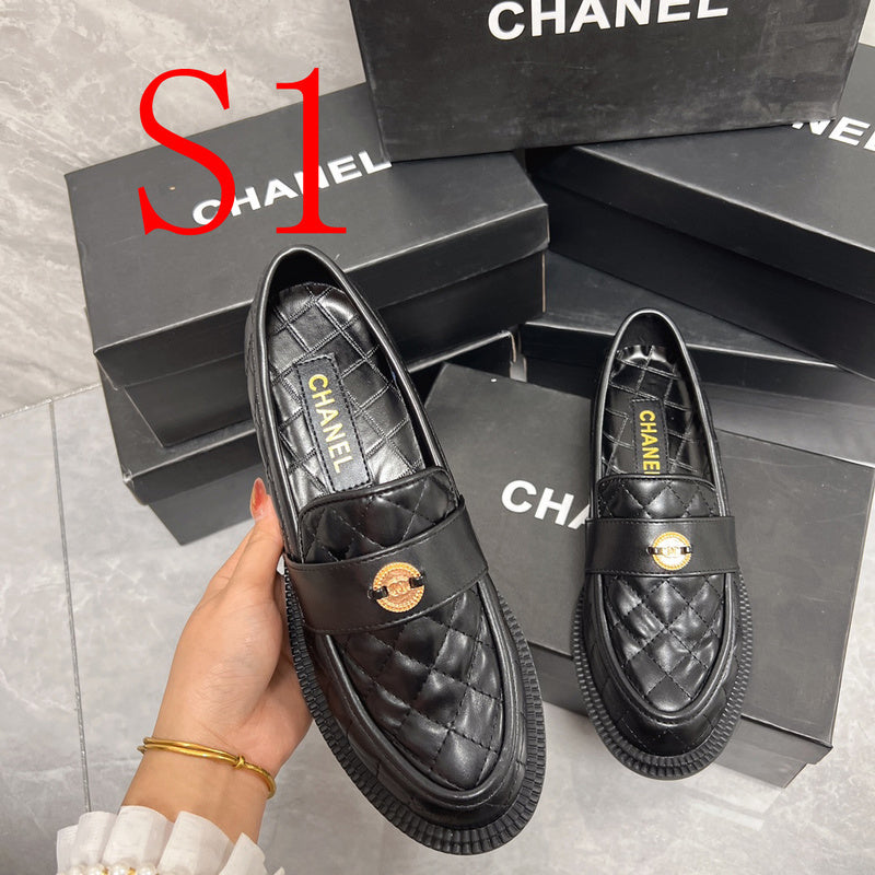 MBCS5 Women Leather 2CM shoes 35-41 Shoes with box