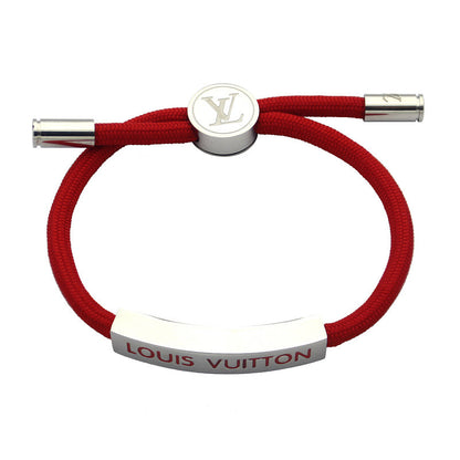 LVB91 Fashionable red rope stainless steel lock Bracelet   Jewelry