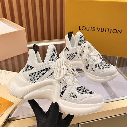 OLS39 Leather Women 5.5CM Shoes 35-41 with box