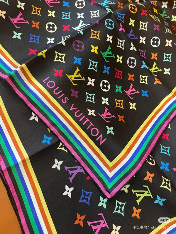 XLC29 Silk satin 90-90CM Scarf