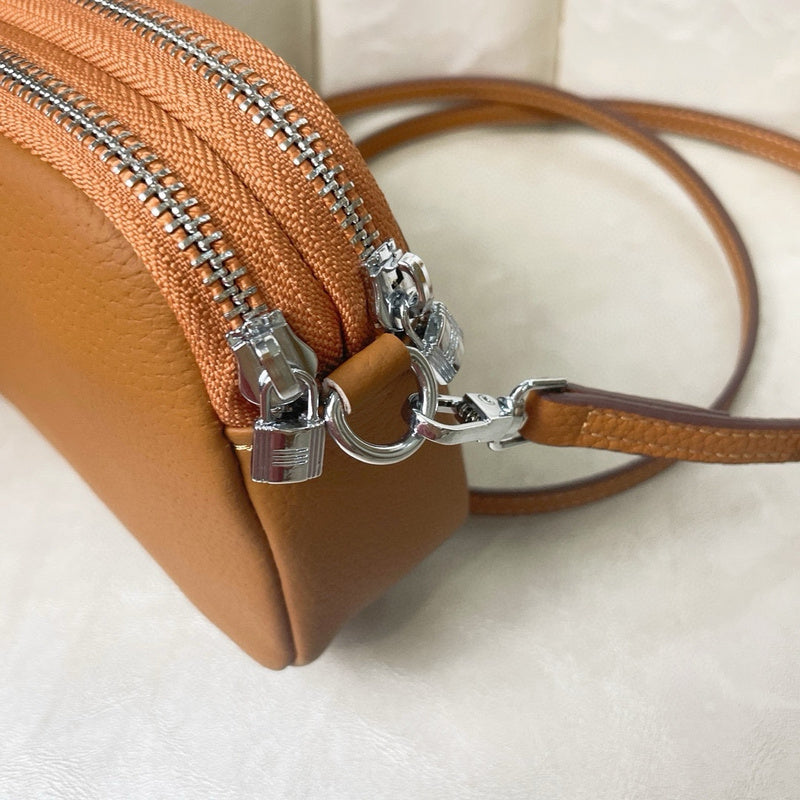 XFHP6 Leather Bag 19-12.5-5CM Shoulder Bags