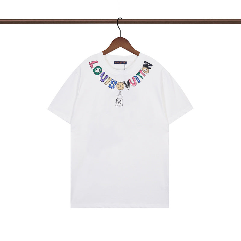 LVC002  Men's and women's summer short-sleeved T-shirt clothes