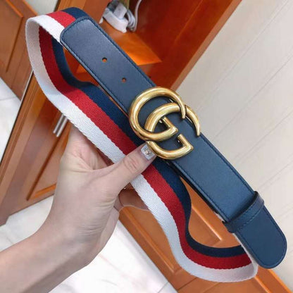 GCBL15 wide 3.8cm total length 100-125cm Leather Belt High Quality With packing