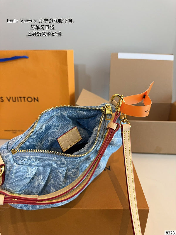 MLP39 Leather Bag 22-5-13CM Bags with Box