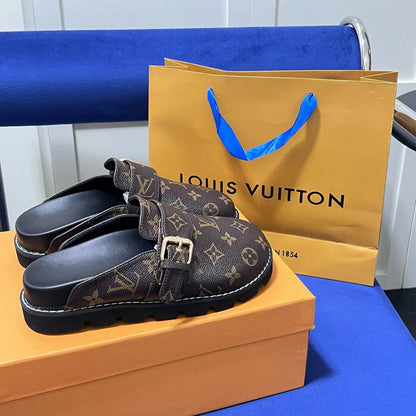 MLS9 Leather slippers Women shoes 35-40 With box