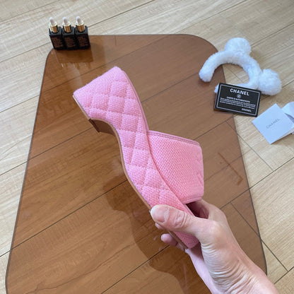 MBCS12 Leather Slippers Size 35-41 Shoes with Box