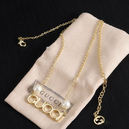 GN34 Necklace 316L steel plating gold Jewelry