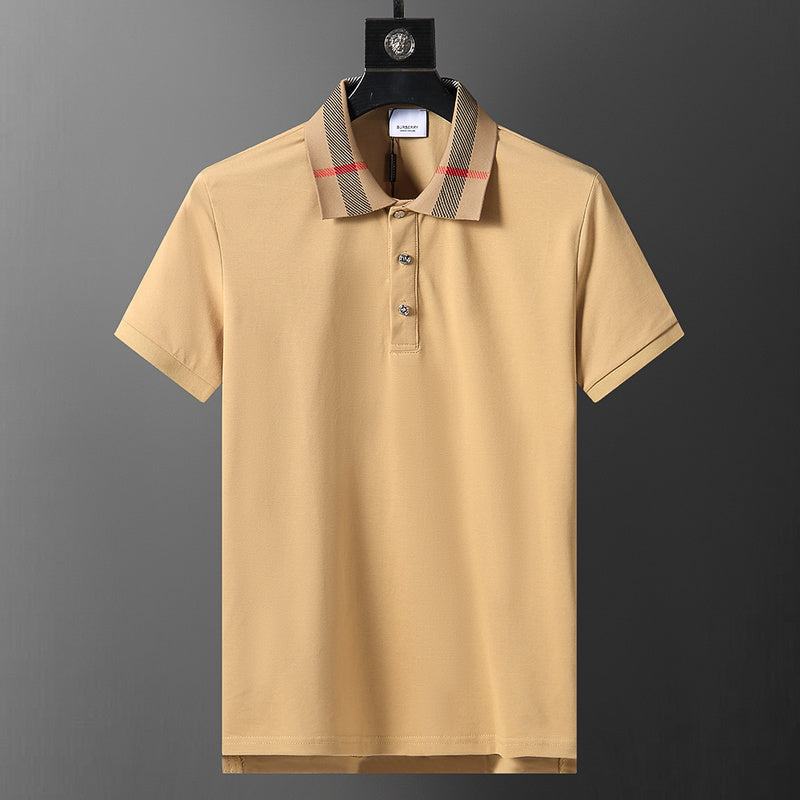 BUC030 Men's short sleeved lapel polo shirt clothing