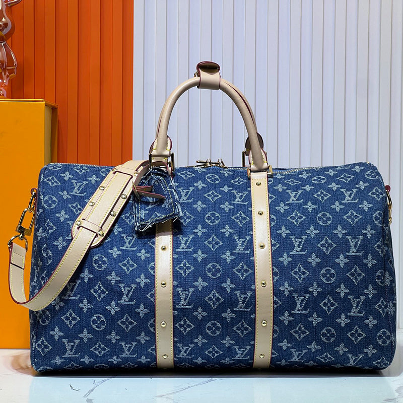 LLP209 Leather Bag 45-27-20CM Travel  for women and men Bags