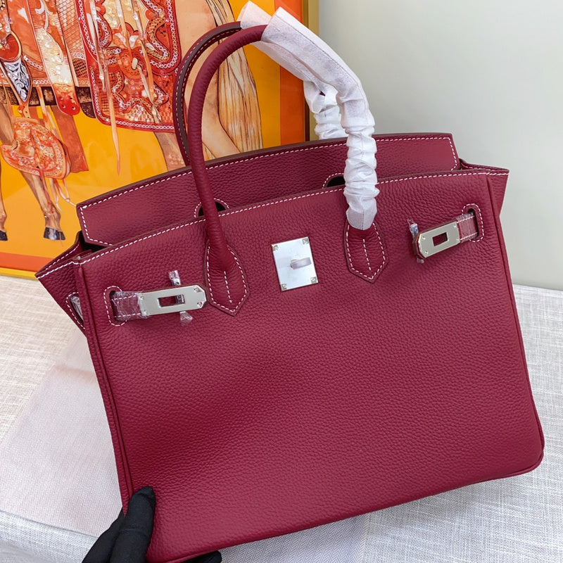 GHP2 Leather Cowhide Bag 25CM 30CM 35CM High quality Birkin Bag