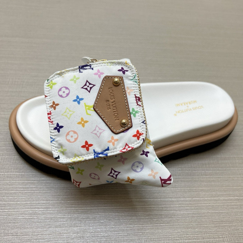 YLS5 Leather Slippers Size 36-45 Shoes with Box