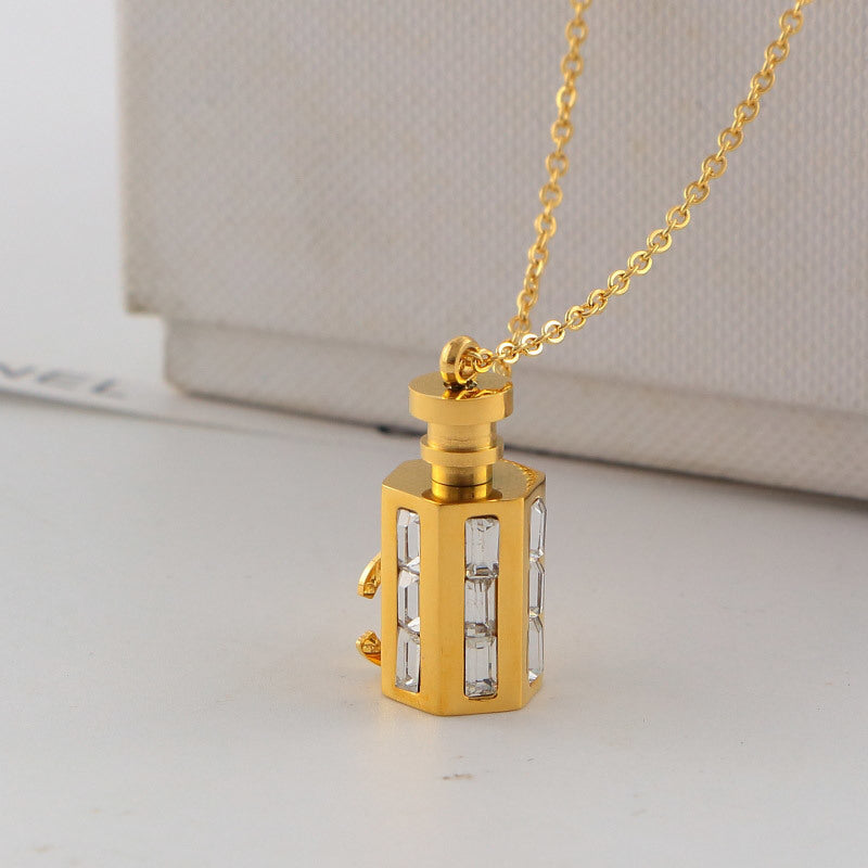 CHN19 Necklace 316L steel plating gold Jewelry