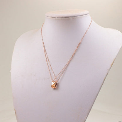 CHN49 316L Steel Gold Plated CC Necklace High Quality Jewelry