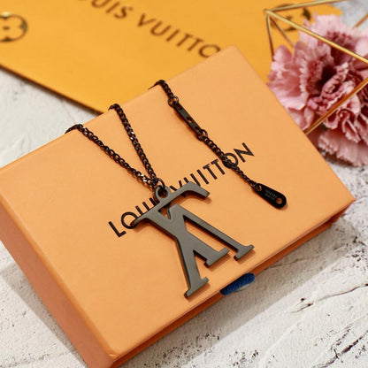 LN13 Necklace 316L steel plating gold necklaces Jewelry