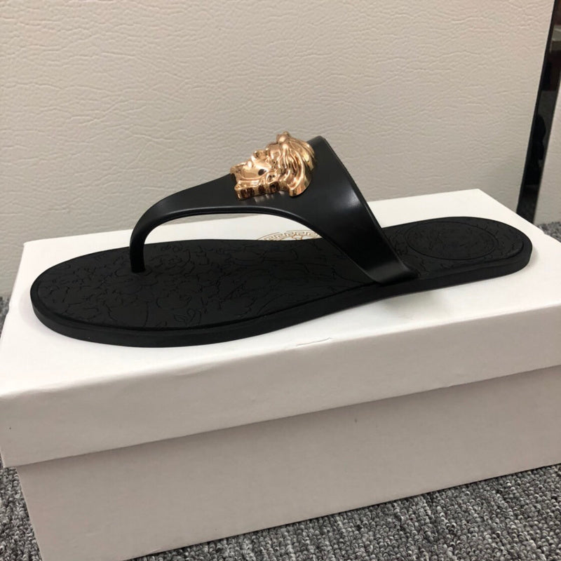 YVS8 Leather slippers couples shoes 36-45 With box