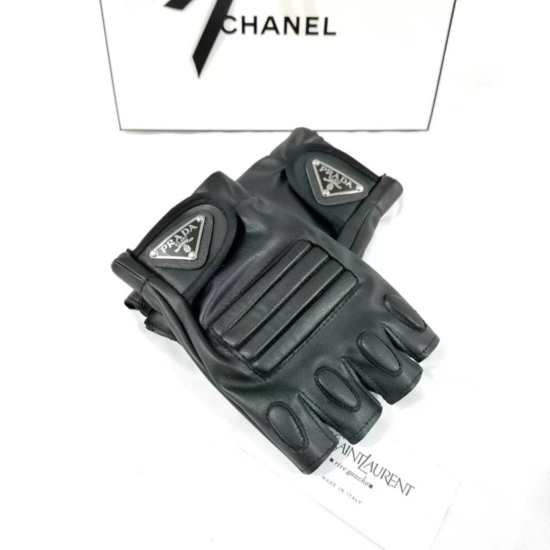 PPG2   New fashionable leather half finger gloves