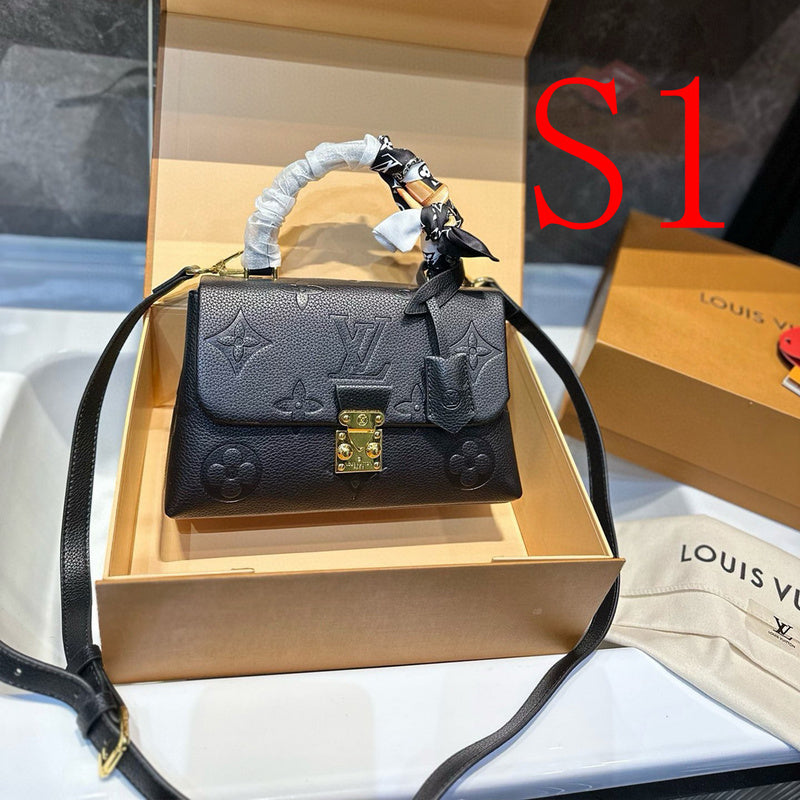 ALP14 Leather Bag 24-16-9CM Handbag With box