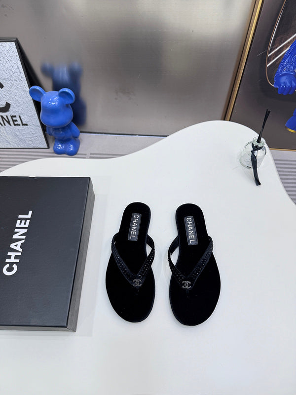 MBCS4 Leather Slippers Size 35-42 Shoes with Box