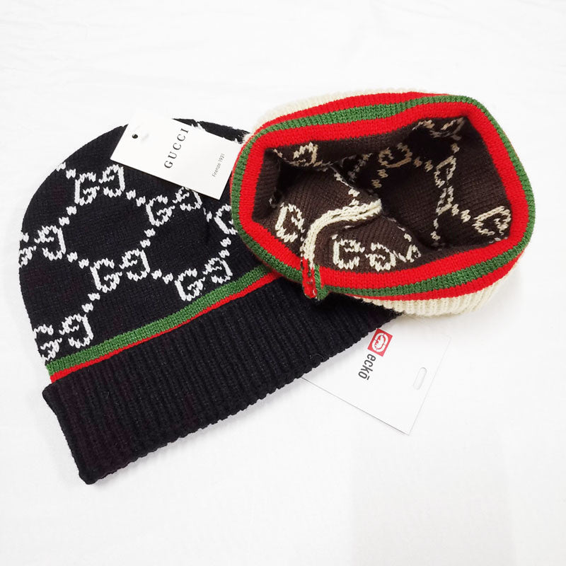 PGCH7   Knitted letter regular thin hat