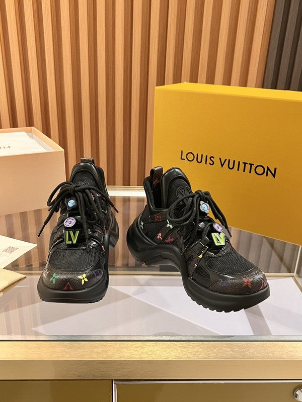 OLS37 Leather Women 5.5CM Shoes 35-41 with box