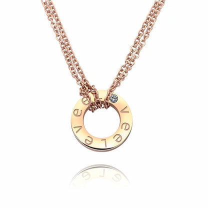 CAN24 Necklace 316L steel plating gold Jewelry