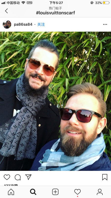 LSC14 Cashmere blend 40-180CM Scarf for men and women