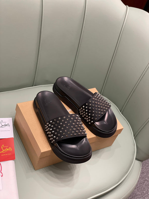 HJCL8 Leather Slipper Size 38-45 Shoes with box