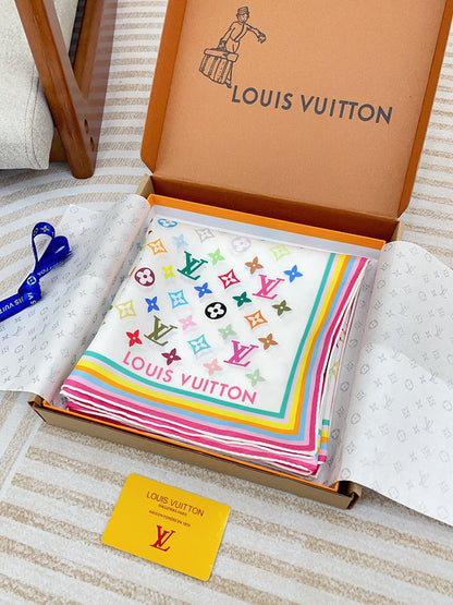 XLC29 Silk satin 90-90CM Scarf