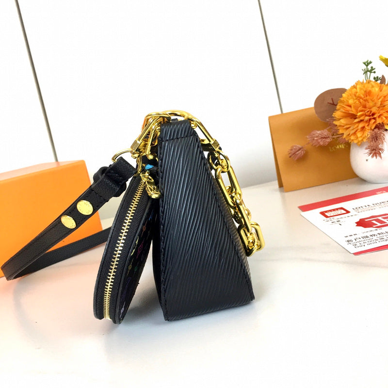 LLP022 Leather Bag 19-13.5-6.5CM Shoulder Bags