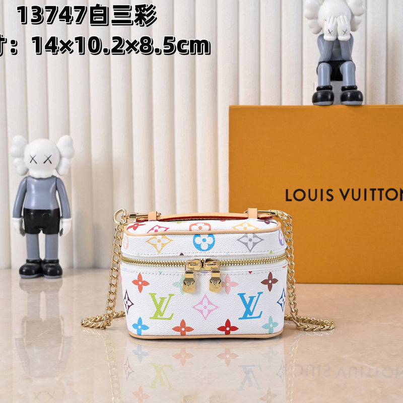 LLP035 Leather Bag 20-13.5-12CM 14-10.2-8.5CM Shoulder Bags