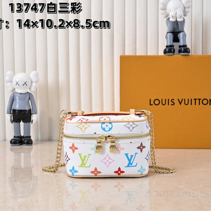 LLP035 Leather Bag 20-13.5-12CM 14-10.2-8.5CM Shoulder Bags