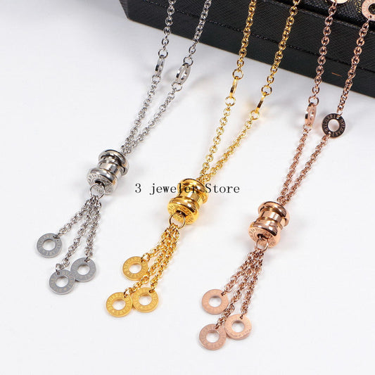 BVN7 Necklace 316L steel plating gold Jewelry