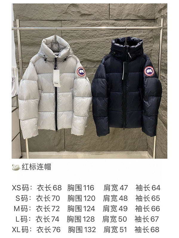 035039   Men and women red label goose bread lovers winter down jacket