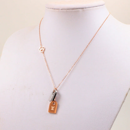 LN18 Necklace 316L steel plating gold Jewelry