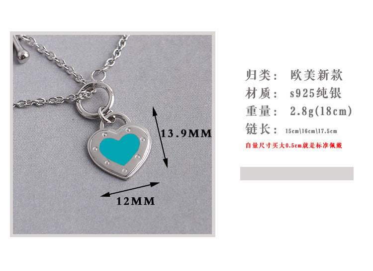 TN78 925 sterling silver Necklace about 45CM   Jewelry