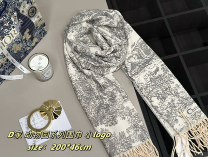 DSC5 Cashmere blend 46-200CM Scarf