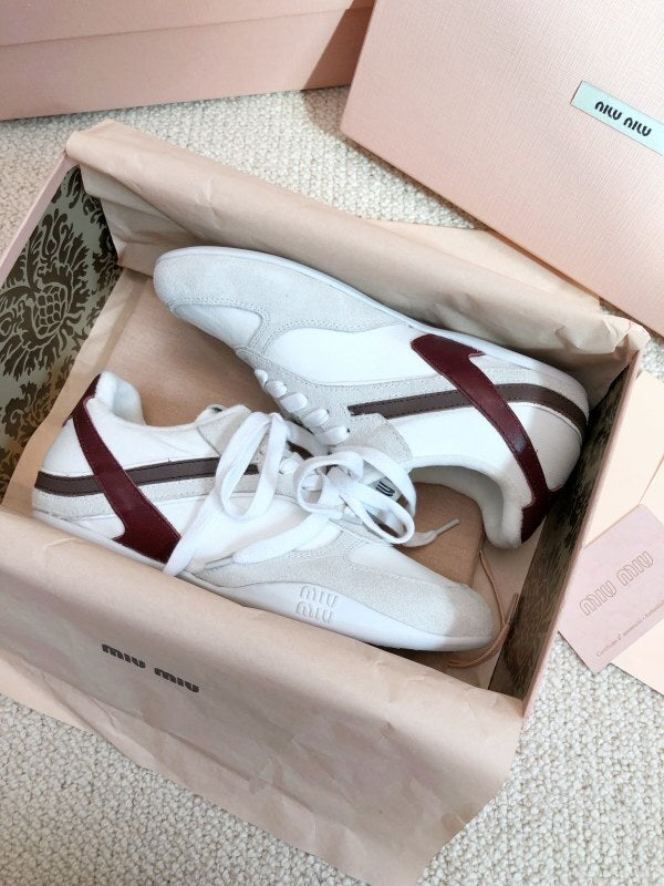 GMS1 Leather Women 35-40 shoes with box