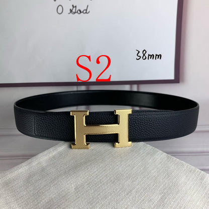 HBL3 Real leather 3.8CM 95-125CM Belt with all packing