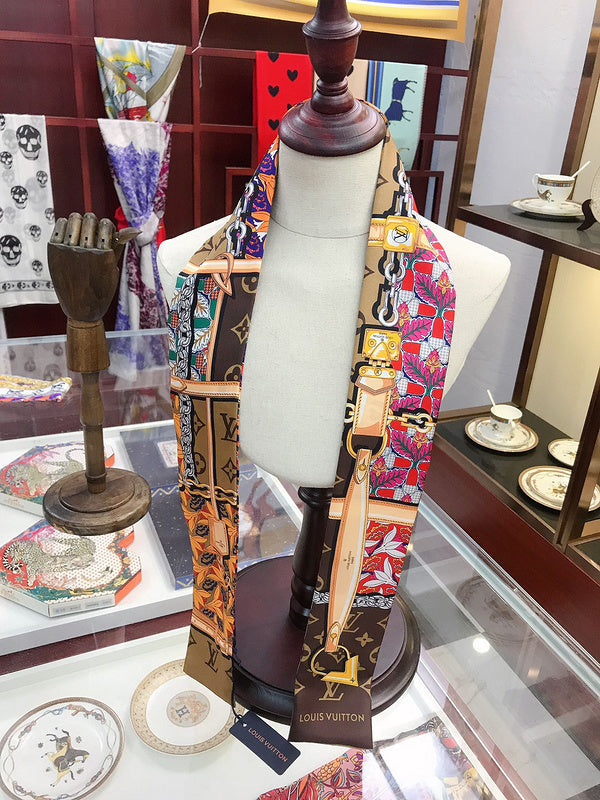 XLC9 Silk satin 8-120CM scarf