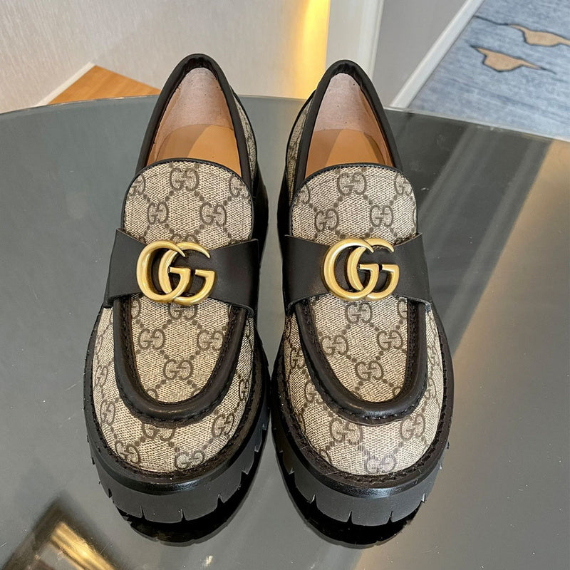 JHGS1 Leather Shoes Women 35-41 with box