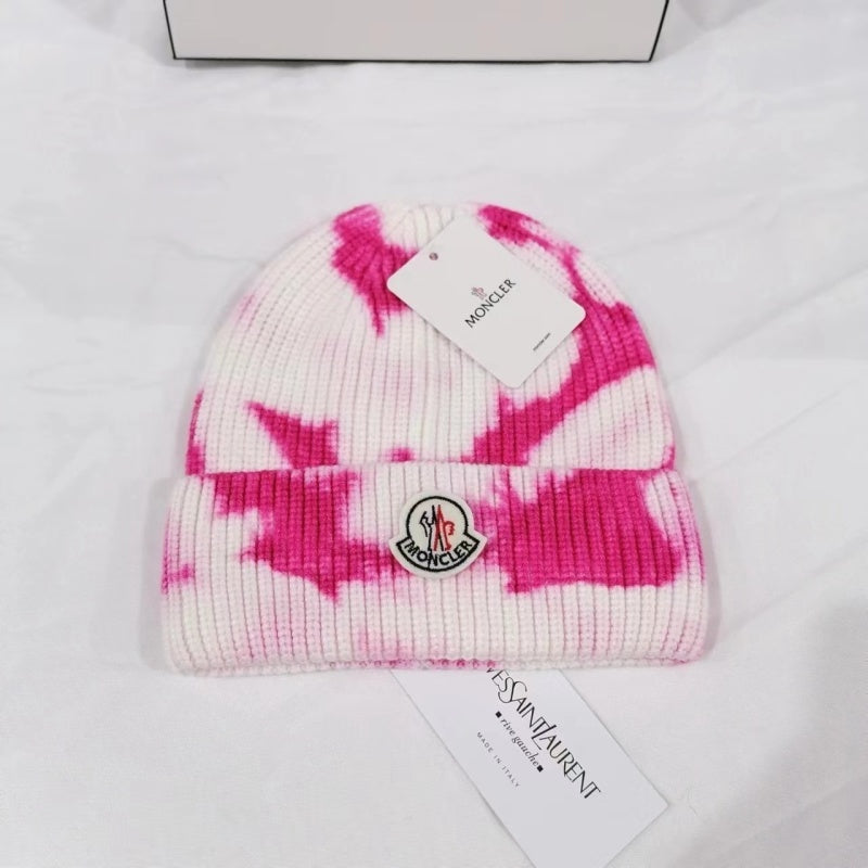 PMOH3  New tie dye multi-color core yarn knitted hat