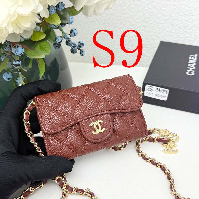 LCP04 Wallet Bag 13.1-7.5-2.1CM Leather bags with box