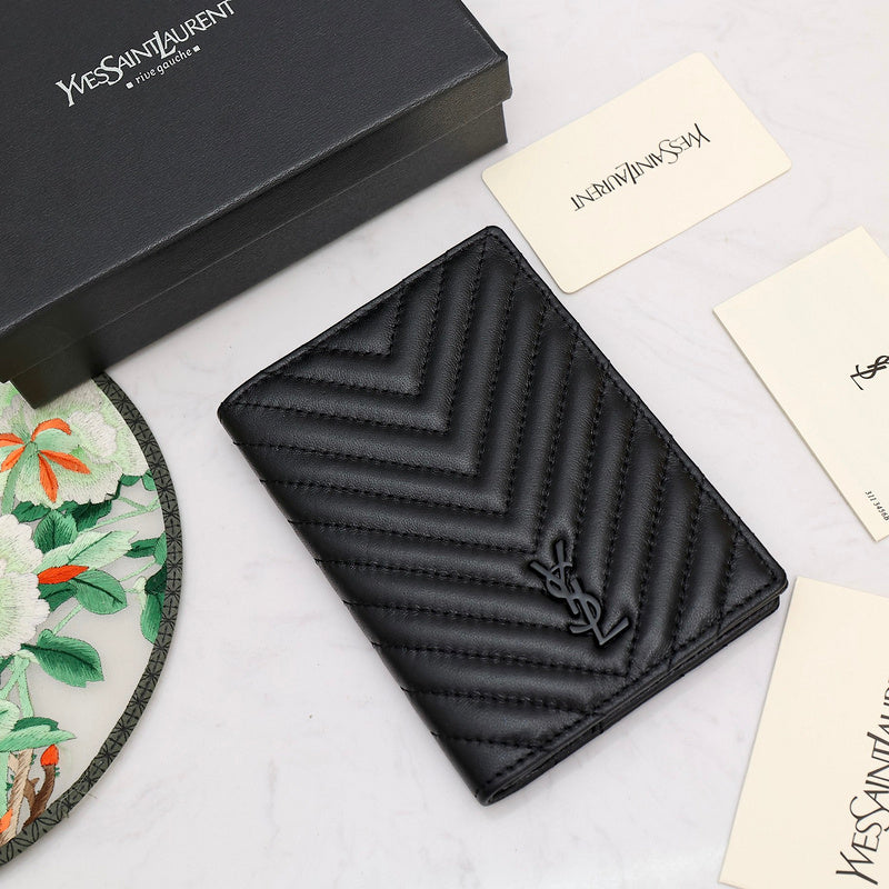 LYP34 High quality leather 10X14CM wallet with box