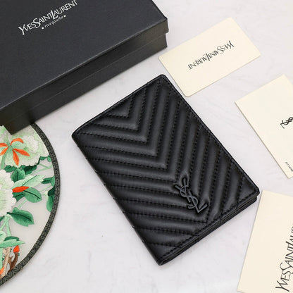 LYP34 High quality leather 10X14CM wallet with box