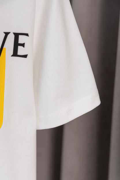 LOC33 Men's and women's summer short-sleeved T-shirt clothes