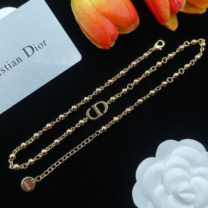 DN3  Necklace 316L steel plating rose gold Jewelry