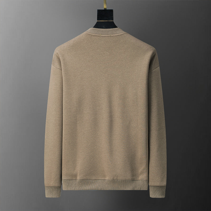 MOC037  New men's autumn and winter double-sided cotton new pullover hoodie clothing