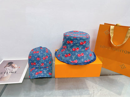 LVH04 New denim fabric baseball cap sun hat