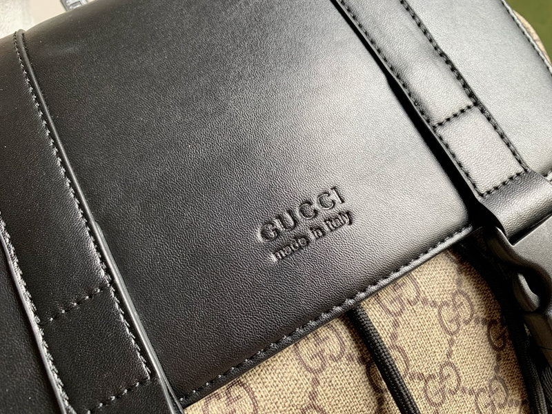 LGP22 Men  Bag 34-42-16CM Leather knapsack bags