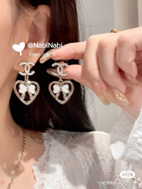 A1110  Women's new bow earrings jewelry